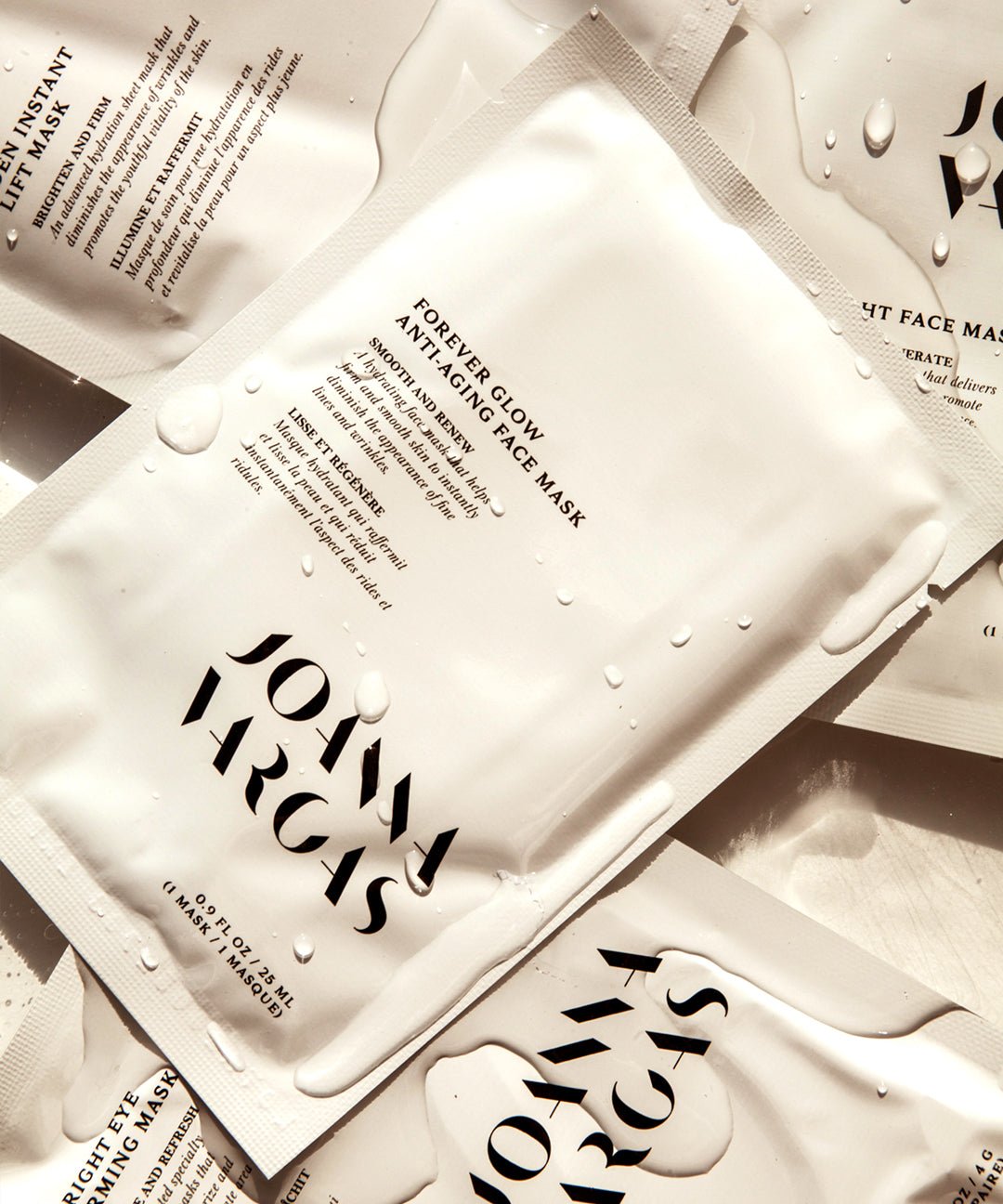 Forever Glow Anti - Aging Face Mask - Reduces Fine Lines, Wrinkles, and Dullness for Youthful Radiance - 5 Masks, 4.5 FL OZ / 133 ML - Joanna Vargas - Joanna Vargas