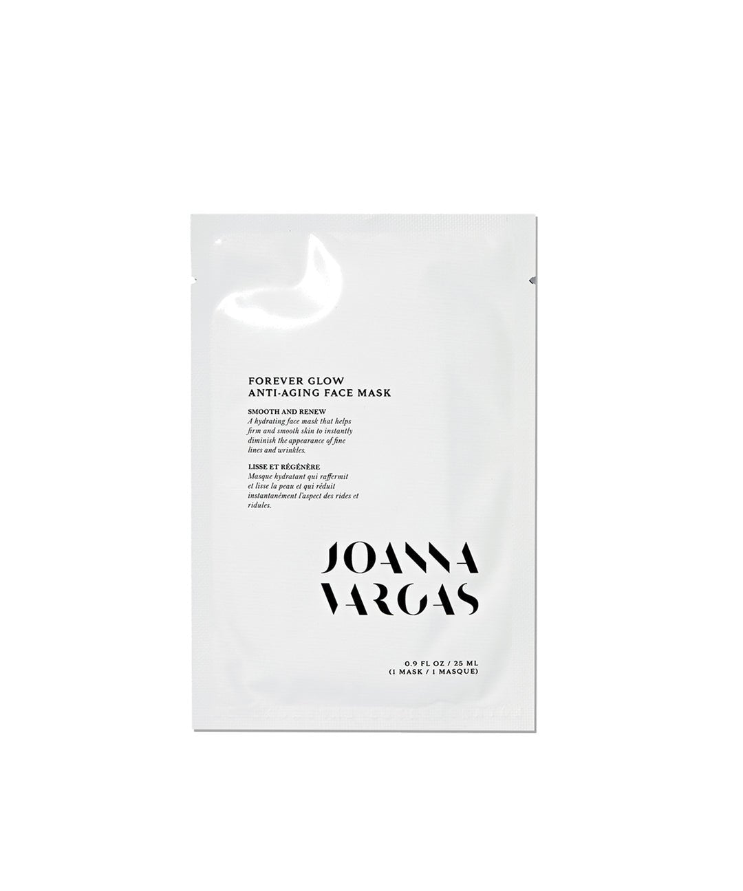 Forever Glow Anti - Aging Face Mask - Reduces Fine Lines and Wrinkles for Youthful Radiance - 1 Sheet, 0.9 FL OZ / 25 ML - Joanna Vargas - Joanna Vargas