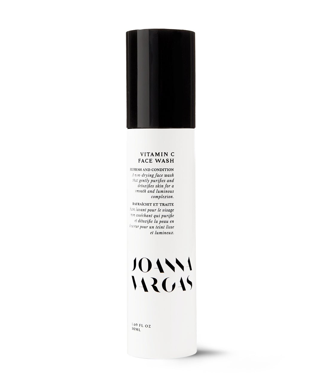 Vitamin C Face Wash - Brightening, Hydrating Daily Cleanser for All Skin Types - 1.6 OZ / 50ML - Joanna Vargas - Joanna Vargas